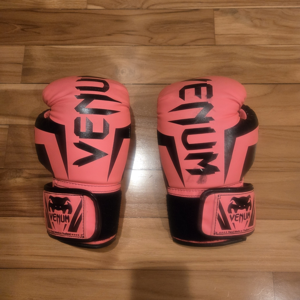 Venum Pink Boxing Gloves